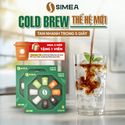 Cà phê sấy thăng hoa SIMEA hộp 8 viên