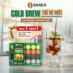 Cà phê sấy thăng hoa SIMEA hộp 24 viên